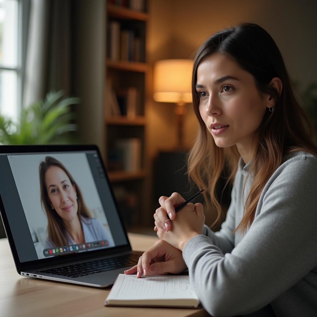 One-on-one online mentoring session focused on consumer education